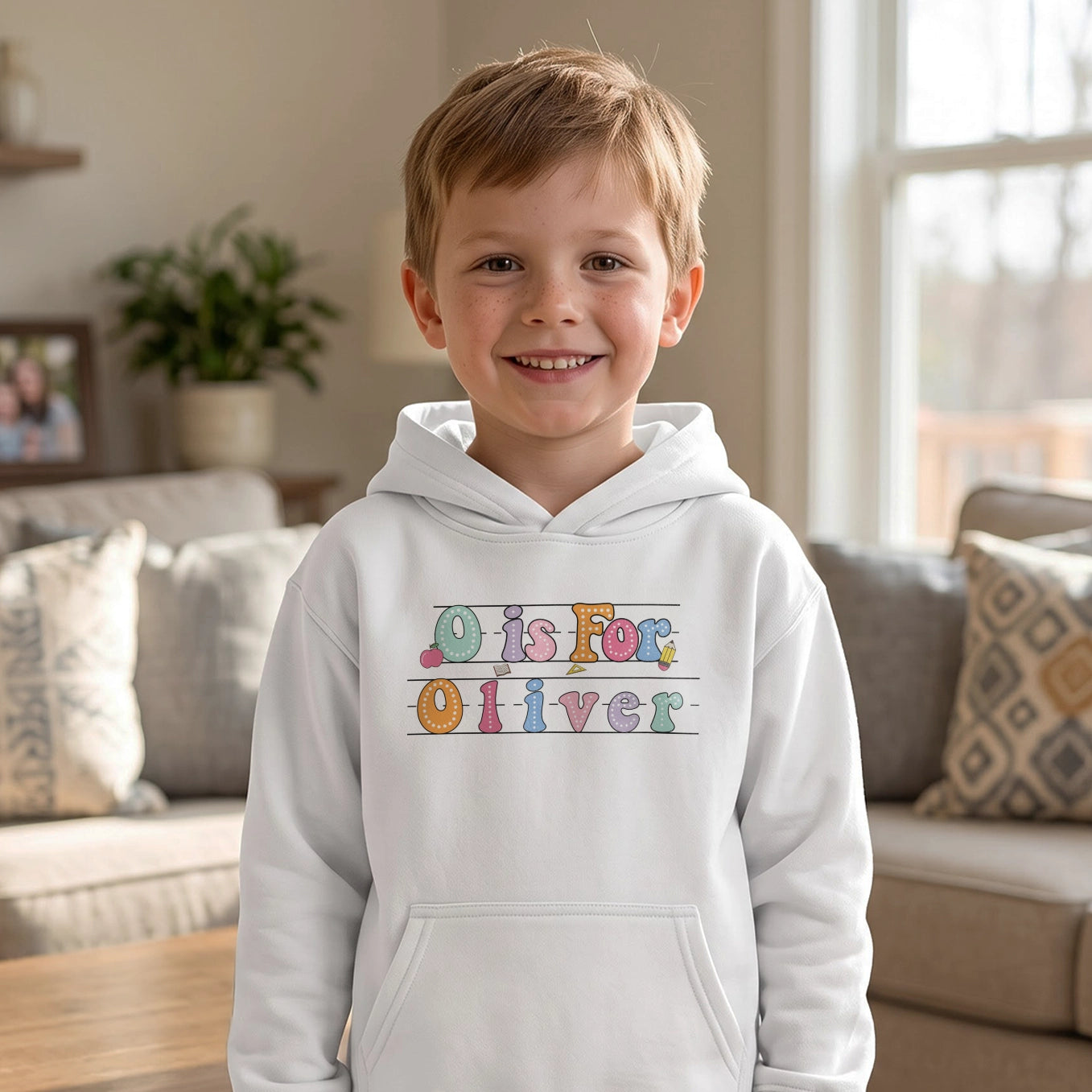 Personalized Kids Hoodie "School"