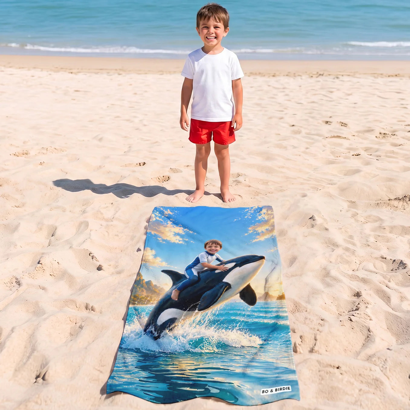 Personalized Towel "Orca"