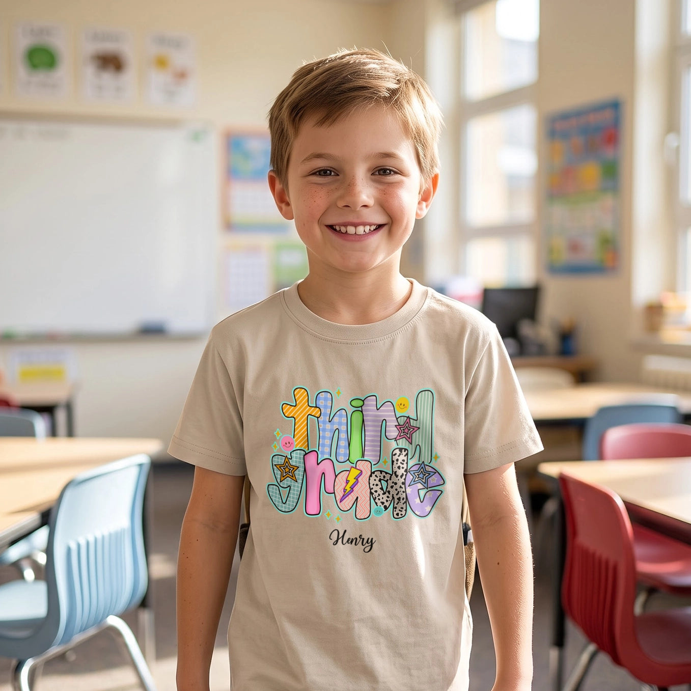 Personalized Kids T-Shirt "Back to School"