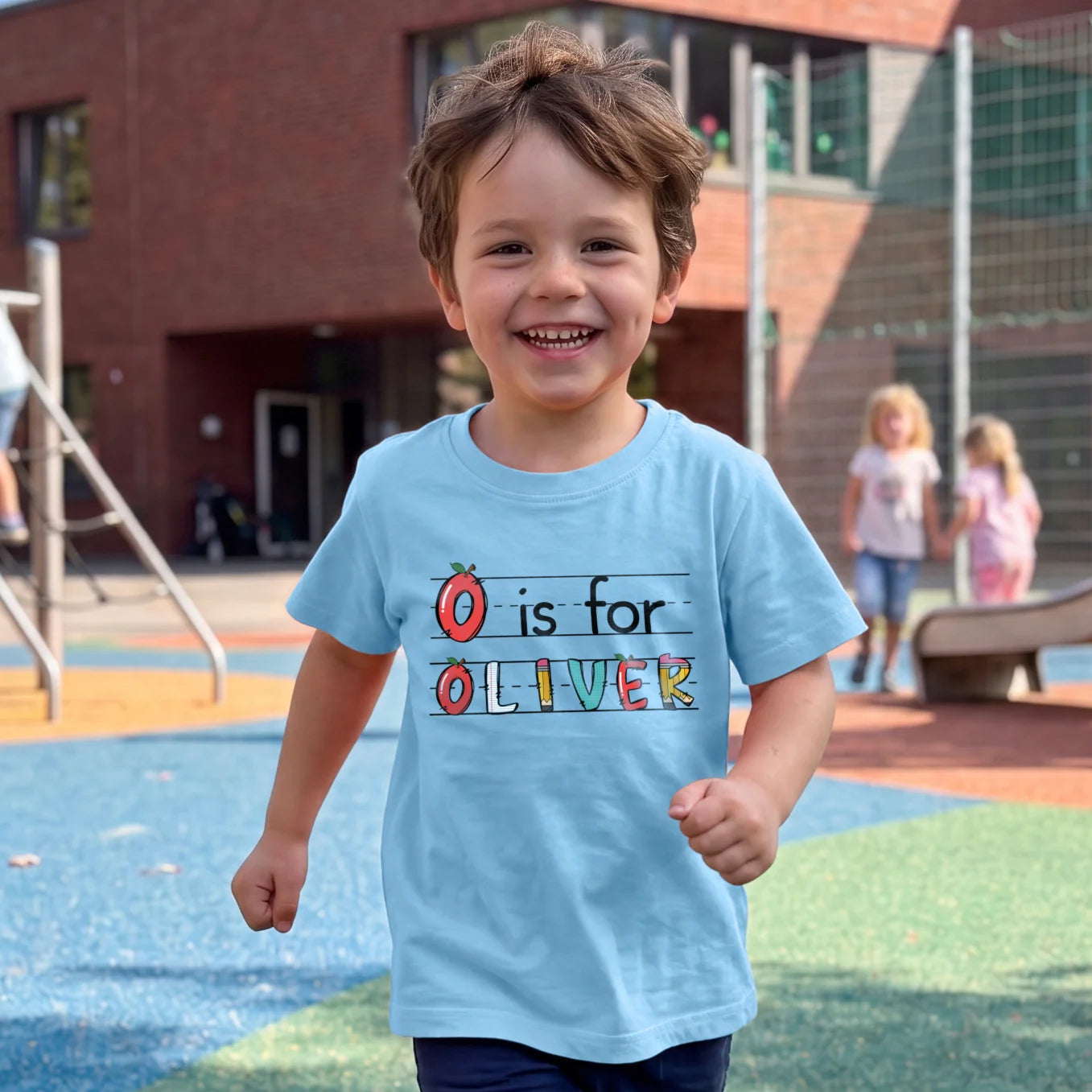 Back-to-School Kids Name T-Shirt