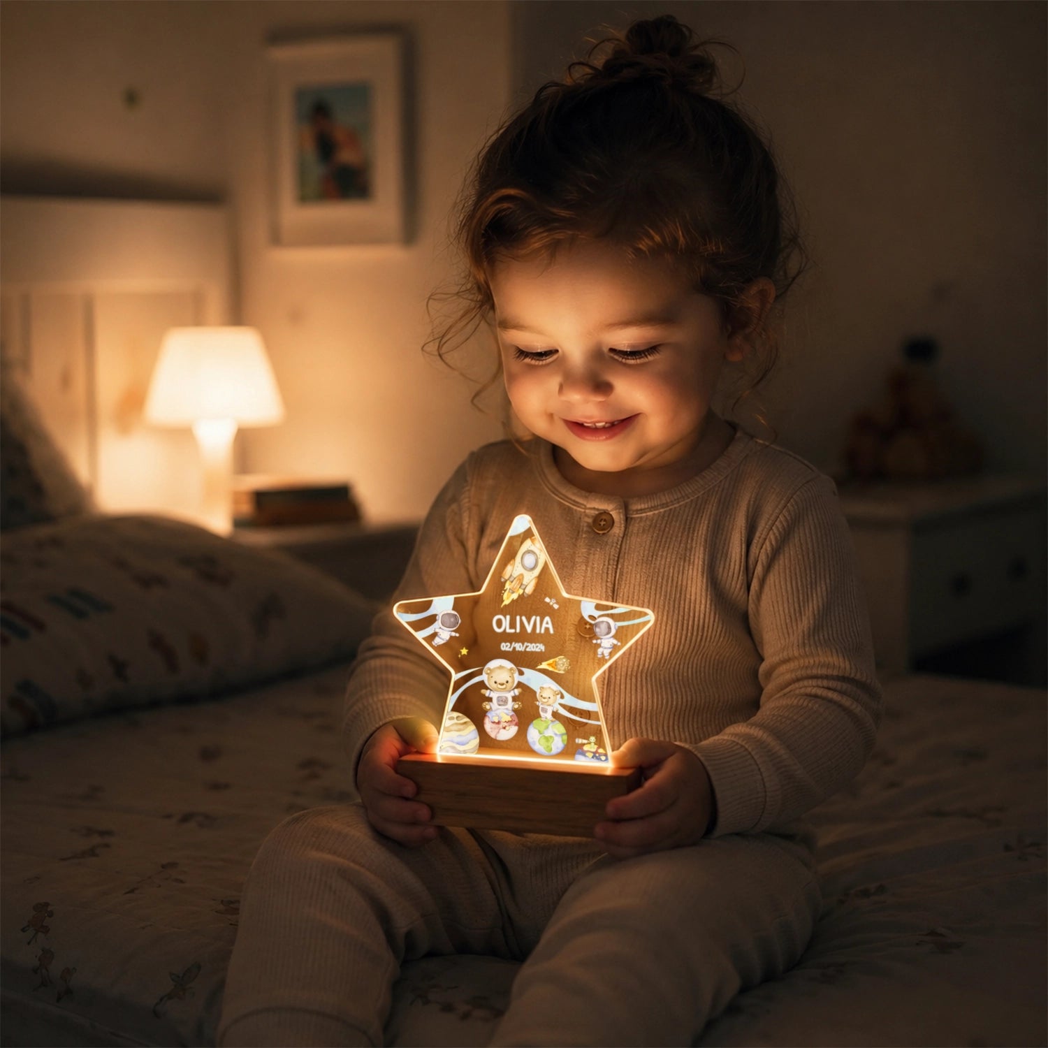 Personalized Star Night Light "Astronaut"