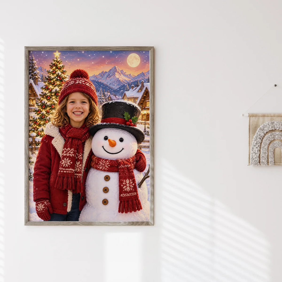 Personalized Children's Poster "Snow Magic"