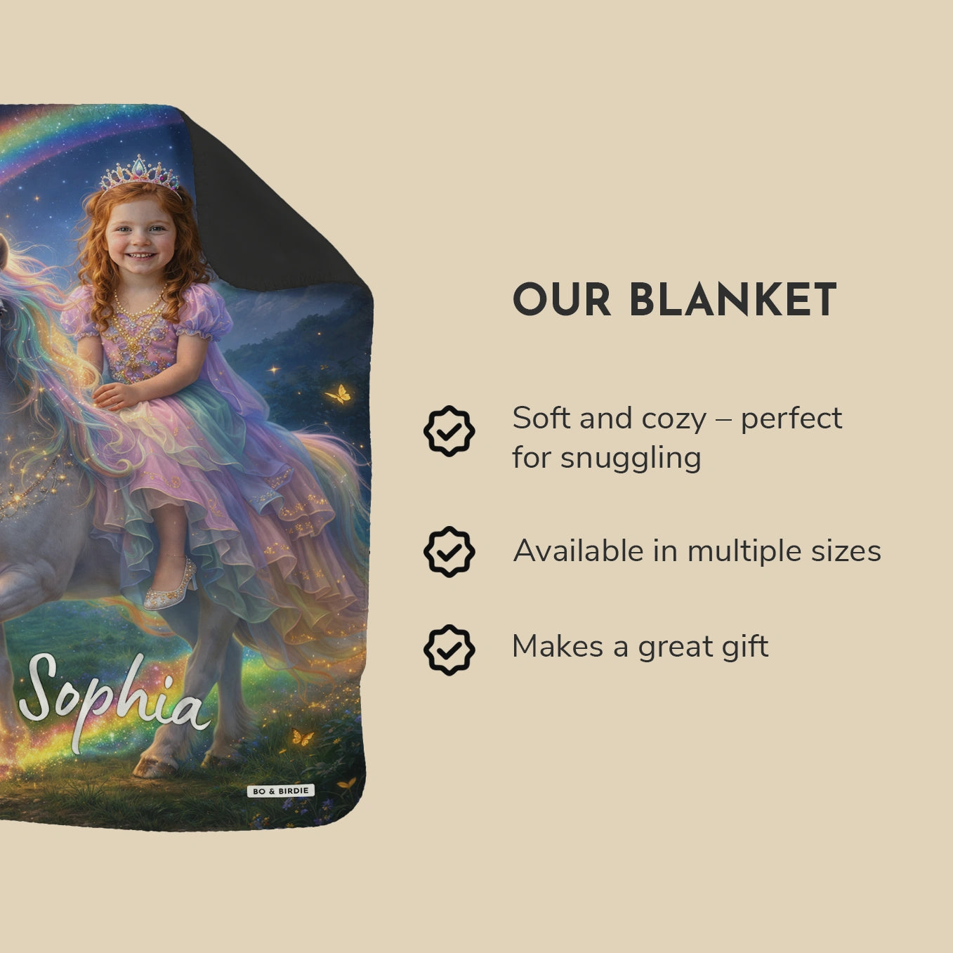 Personalized Blanket "Princess"