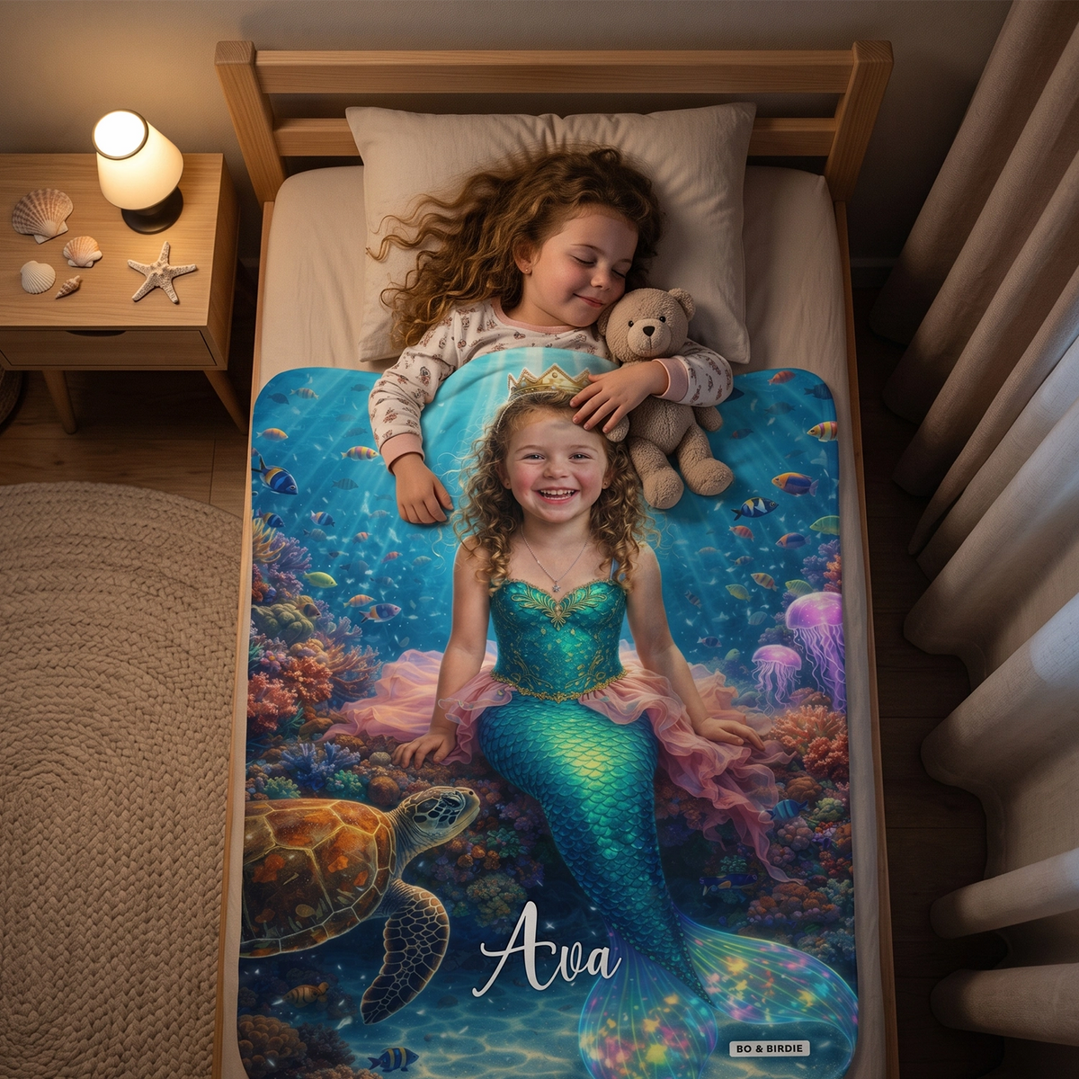 Personalized Blanket "Mermaid"