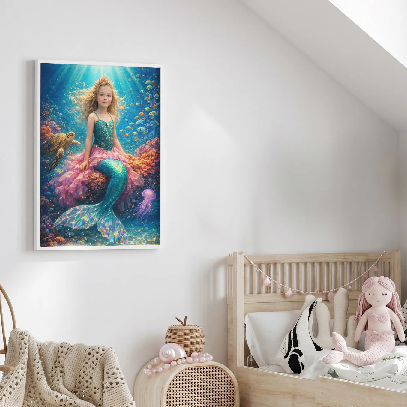 Personalized Children's Poster "Mermaid"