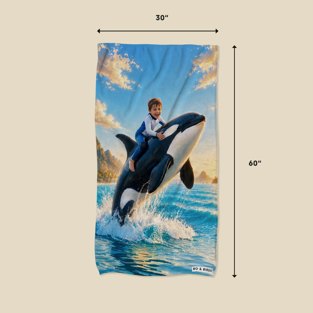 Personalized Towel "Orca"
