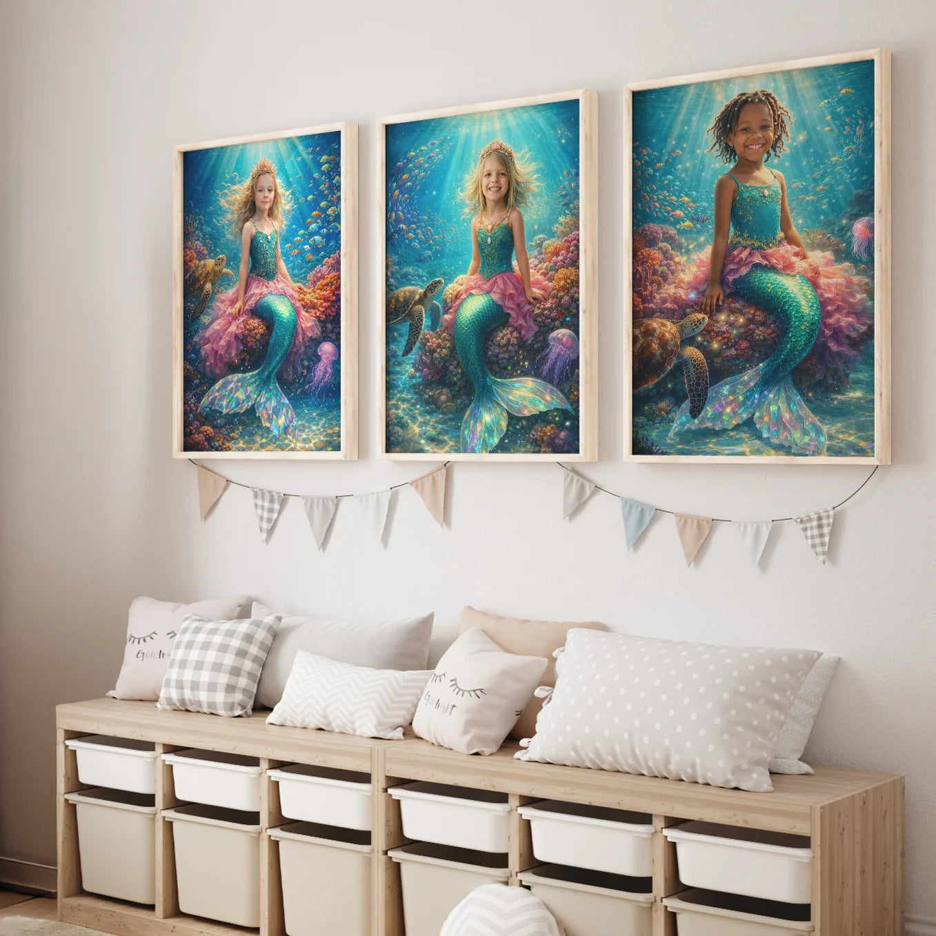 Personalized Children's Poster "Mermaid"