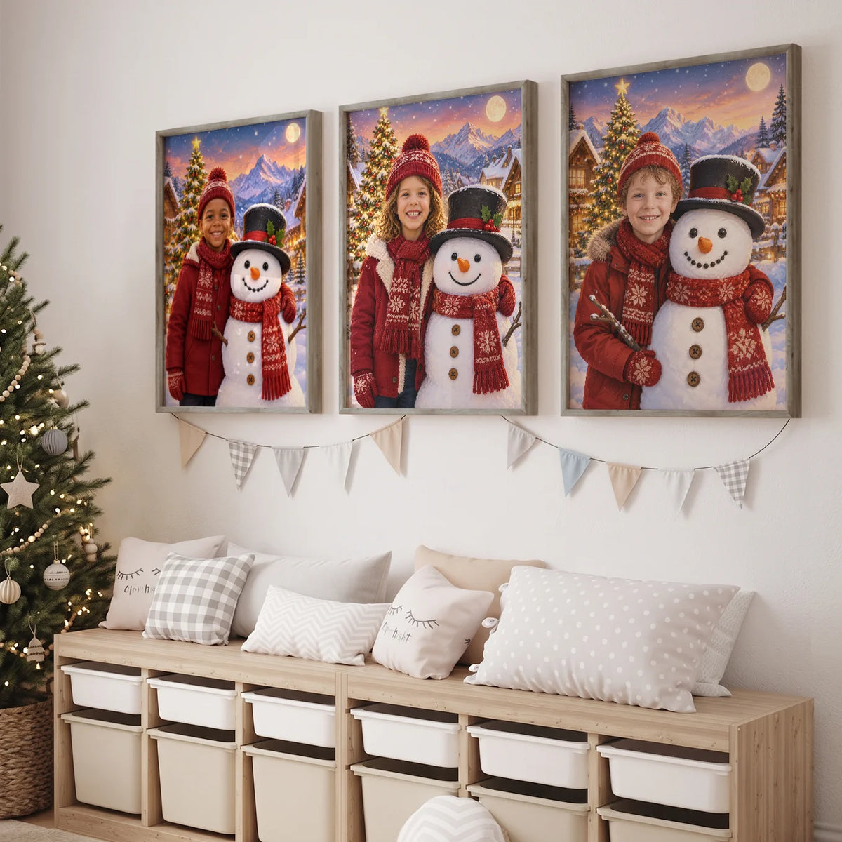 Personalized Children's Poster "Snow Magic"
