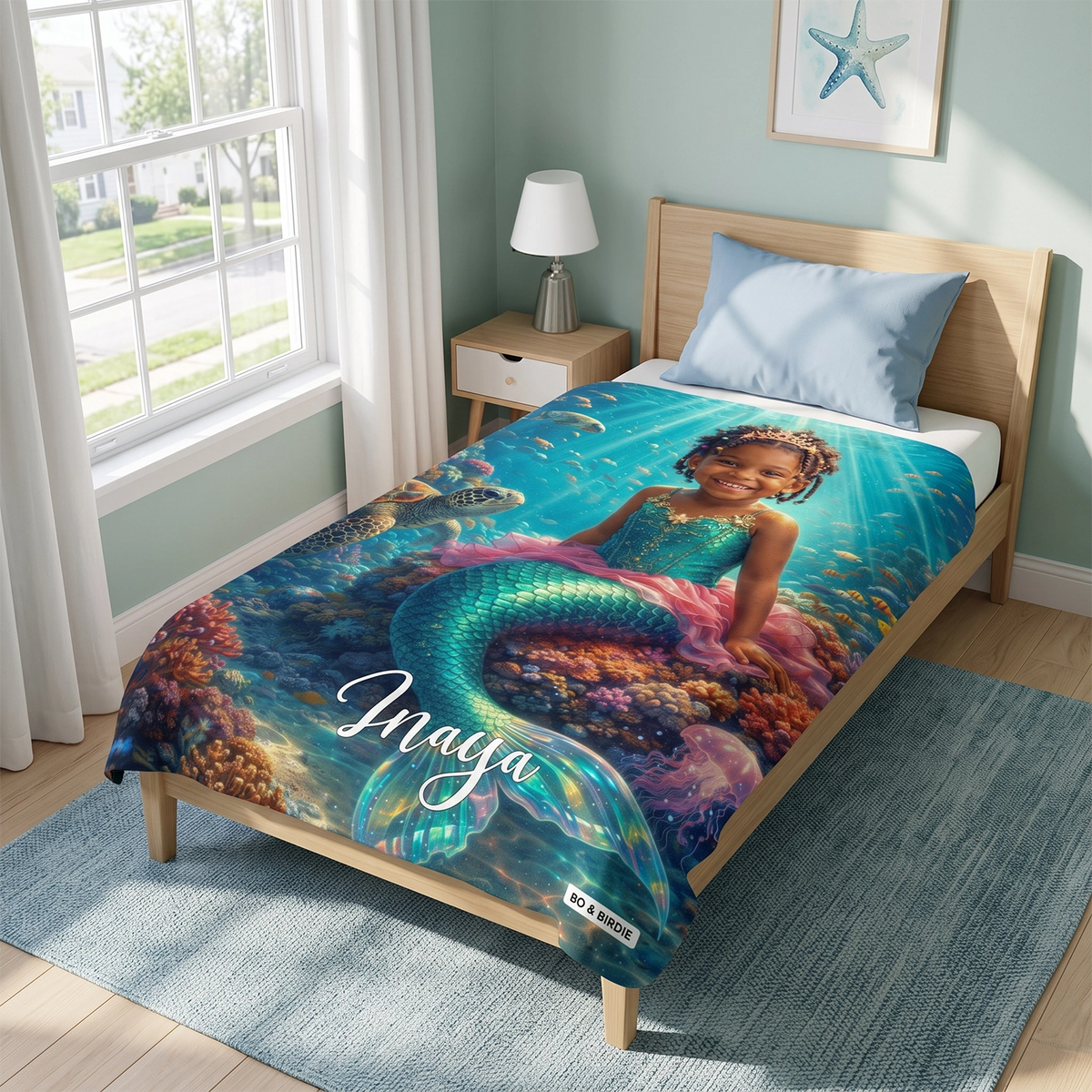 Personalized Blanket "Mermaid"