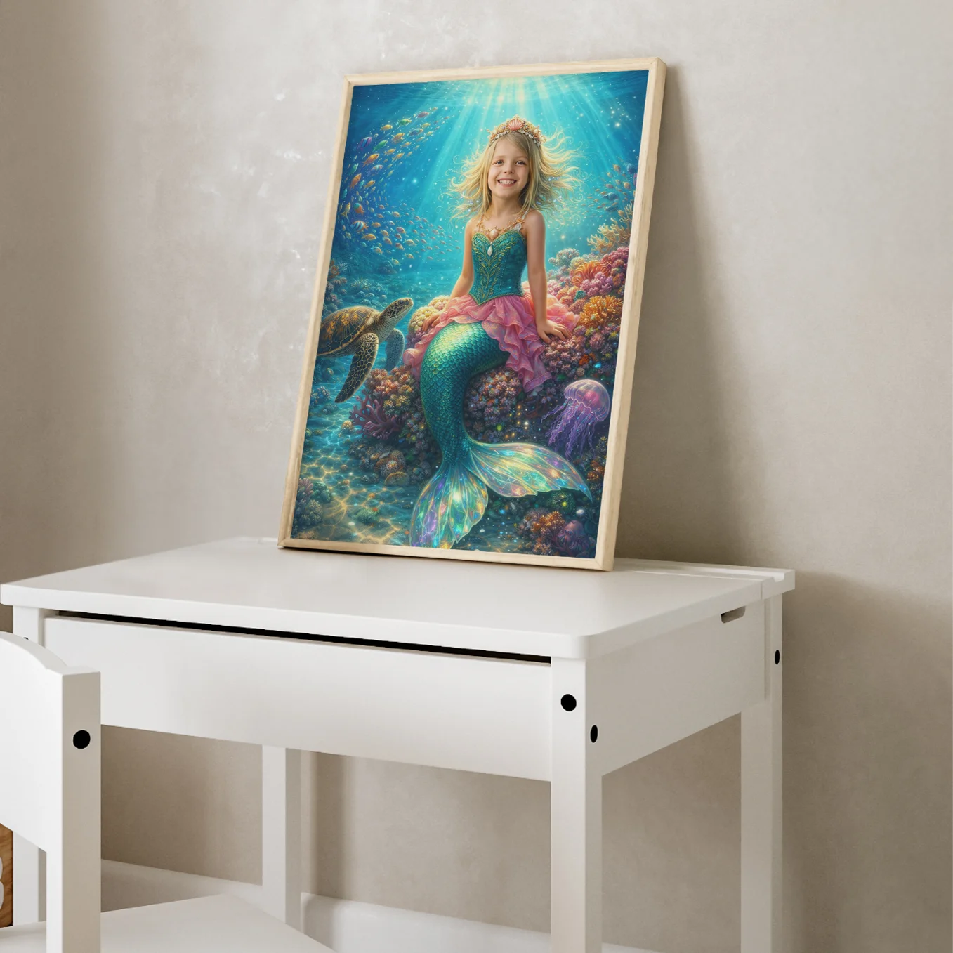Personalized Children's Poster "Mermaid"