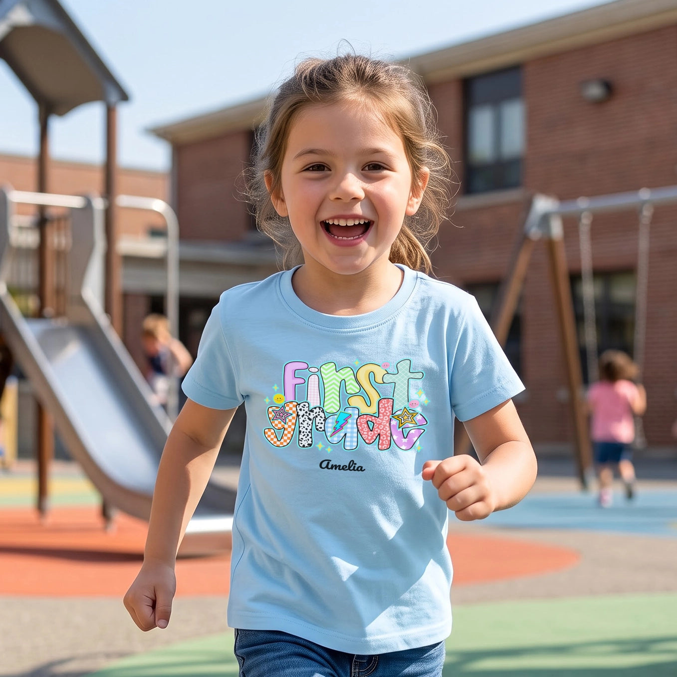 Personalized Kids T-Shirt "Back to School"