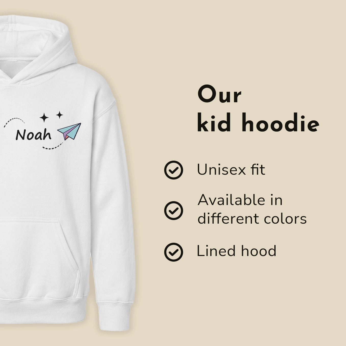 Personalized Kids Hoodie "Kindergarten"