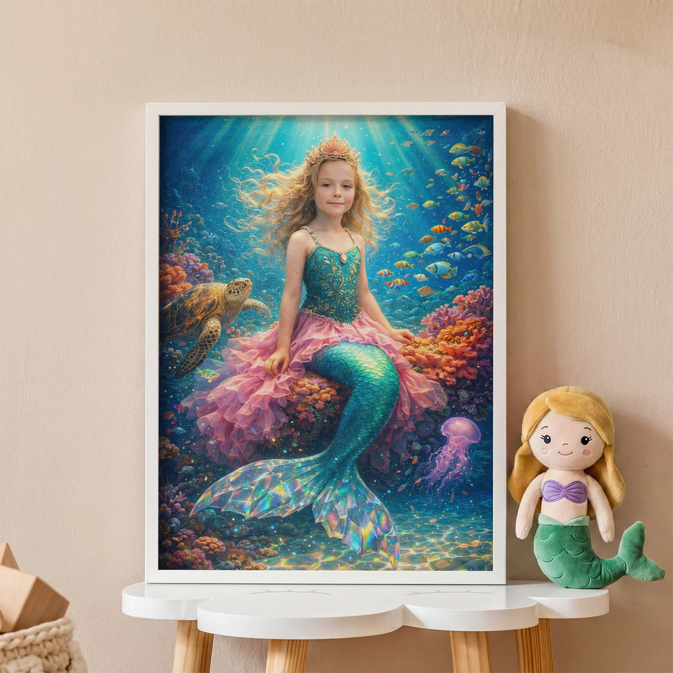 Personalized Children's Poster "Mermaid"