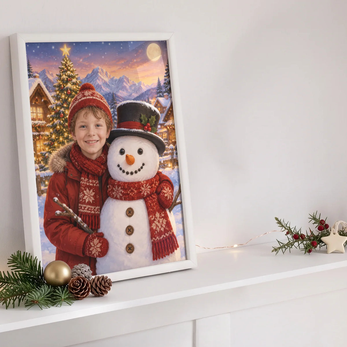 Personalized Children's Poster "Snow Magic"