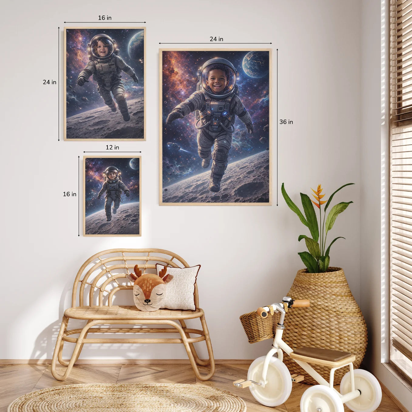 Personalized Children's Poster "Astronaut"