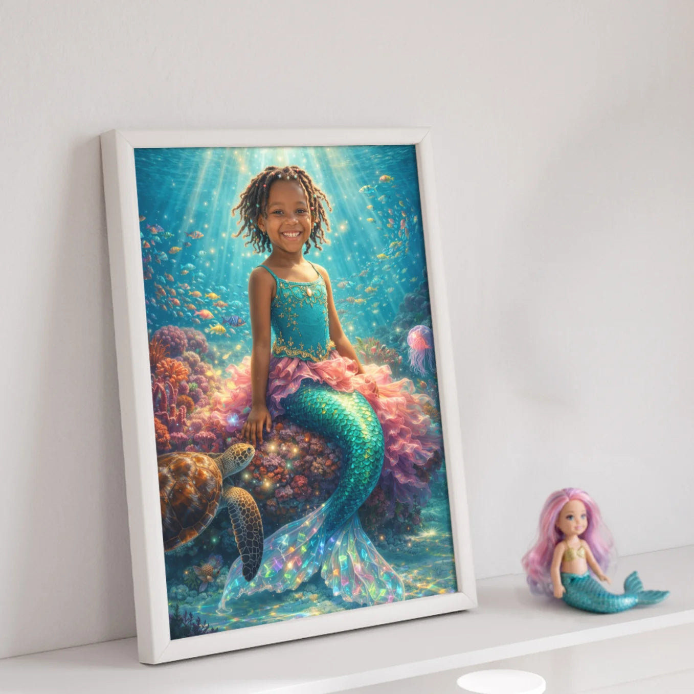 Personalized Children's Poster "Mermaid"