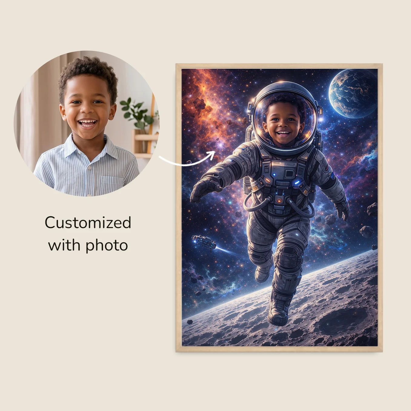 Personalized Children's Poster "Astronaut"